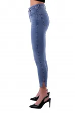 Yanı Yırtmaçlı Kot Pantolon 1745-15-(26-31) Yanı Yırtmaçlı Kot Pantolon 1745-15-(26-31)