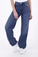 Baggy Jean with Dart Detail 7050-01-(26-29-2) Dark Blue Denim Baggy Jean with Dart Detail 7050-01-(26-29-2) Dark Blue Denim