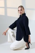  6262-17-(S-XL) Slubbed Navy Blue