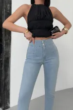 Darted Skinny Jeans 7053-42-(27-32)