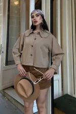 Bebe Yaka Gömlek 6095-70-(S-XL) Bebe Yaka Gömlek 6095-70-(S-XL)