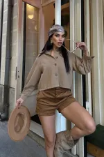 Bebe Yaka Gömlek 6095-70-(S-XL) Bebe Yaka Gömlek 6095-70-(S-XL)