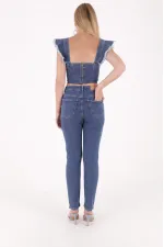 Boru Paça Klasik Kot Pantolon 855-27-(28-33) Boru Paça Klasik Kot Pantolon 855-27-(28-33)