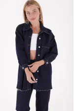 Embroidered Denim Jacket 6025-17-(S-XL) Embroidered Denim Jacket 6025-17-(S-XL)