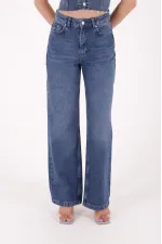 Bol Paça Relax Kot Pantolon  718-01-(26-28)