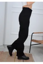 Beli Lastikli Bol Paça Relax Kot Pantolon  789-07-(26-31)