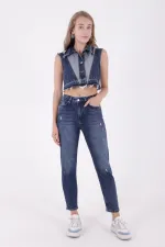 Tık Likra Pantolon 7036-01-(26-31) Tık Likra Pantolon 7036-01-(26-31)