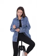 Oversize Kot Gömlek 664-27-(STD-4) Oversize Kot Gömlek 664-27-(STD-4)