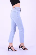 İspanyol Mom Fit Kot Pantolon  1706-42-(28-33)
