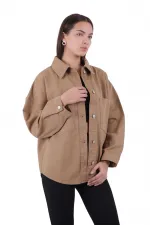Oversize Kot Gömlek 664-66-(STD-4) Oversize Kot Gömlek 664-66-(STD-4)