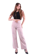 Dikişsiz Paça Bol Paça Relax Kot Pantolonlar  1740-66-(26-31)