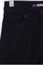 Taşlı Mom Fit Kot Pantolon 1729-07-(26-31) Taşlı Mom Fit Kot Pantolon 1729-07-(26-31)