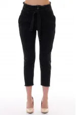 Beli Yüksek Bel Havuç Kemerli Kot Pantolon 736-23-(30-36) Beli Yüksek Bel Havuç Kemerli Kot Pantolon 736-23-(30-36)