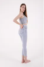 Asimetrik Paçalı Kot Pantolon 935-08-(26-28) Asimetrik Paçalı Kot Pantolon 935-08-(26-28)