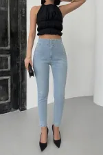 Darted Skinny Jeans 7053-42-(27-32)