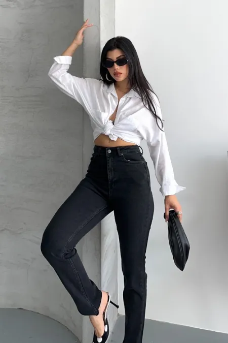 Mom Fit Kot Pantolon 1764-23-(27-32) Mom Fit Kot Pantolon 1764-23-(27-32)