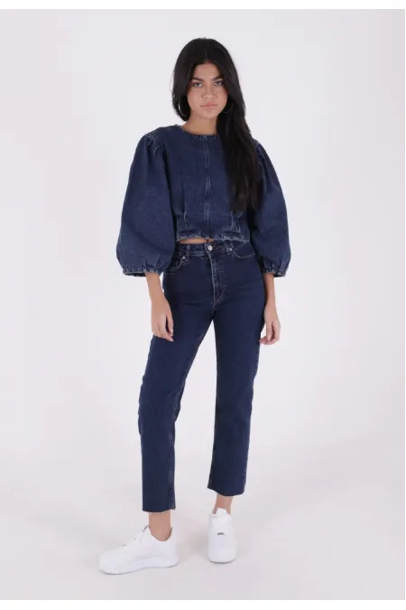 Dikişsiz Paça Mom Fit Kot Pantolon 764-26-(32-33) Dikişsiz Paça Mom Fit Kot Pantolon 764-26-(32-33)