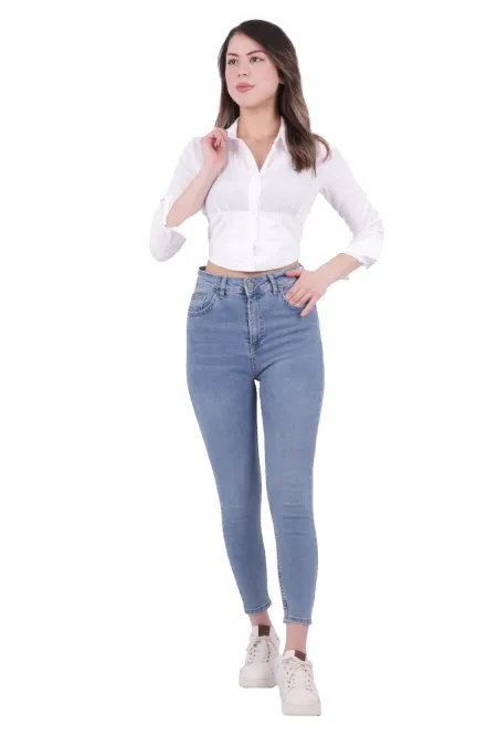 Kısa Boy Skinny Kot Pantolon 810-15-(26-31)