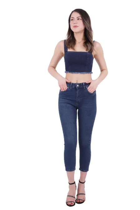 Kısa Boy Skinny Kot Pantolon 810-01-(28-33)
