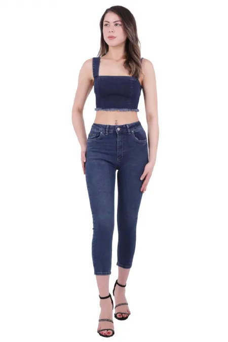 Kısa Boy Skinny Kot Pantolon 810-01-(S+XL+4)