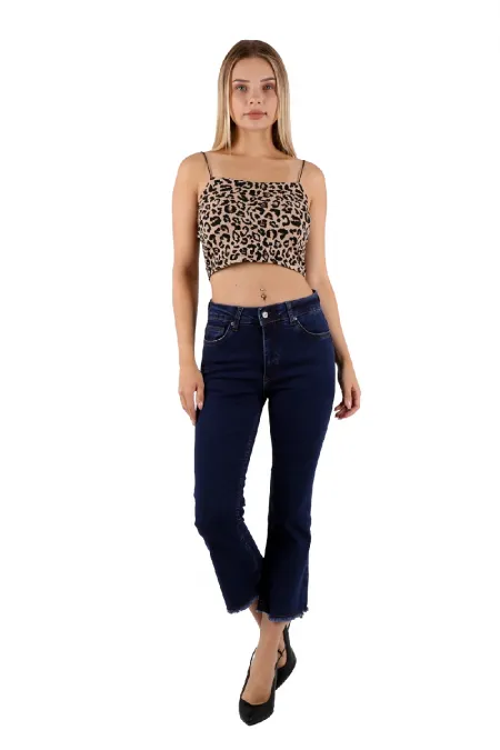 Likralı Culotte Pantolon  1765-26-(27-32)