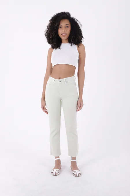 Dikişsiz Paça Mom Fit Kot Pantolon 764-88-(26-31) Dikişsiz Paça Mom Fit Kot Pantolon 764-88-(26-31)