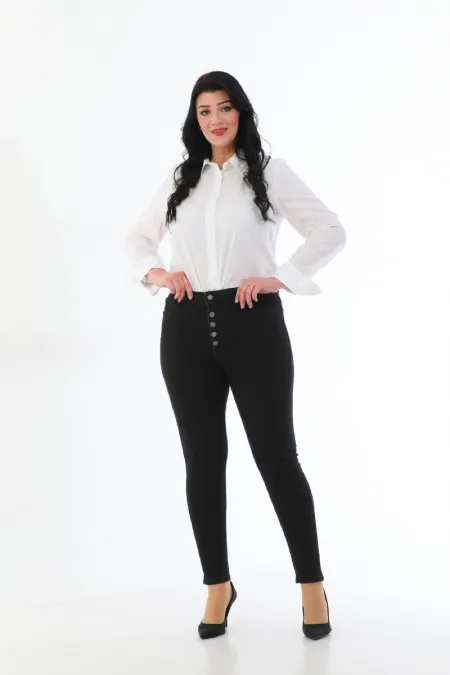 Beş Düğmeli Skinny Kot Pantolon 555-23-(34-40-6)