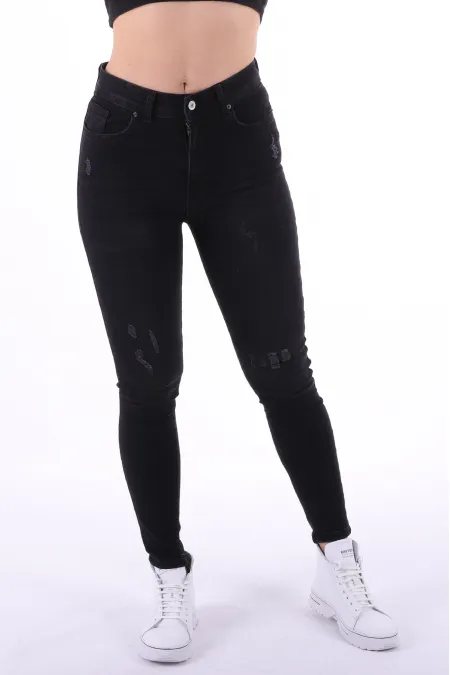 Az Yırtıklı Skinny Kot Pantolon  826-03-(28-33)