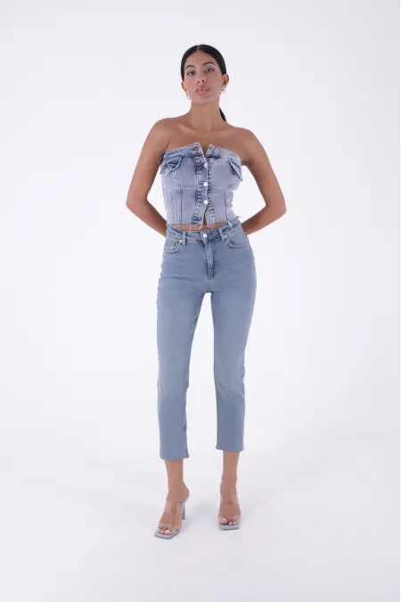Mom Fit Kot Pantolon 764-62-(26-31) Mom Fit Kot Pantolon 764-62-(26-31)