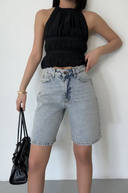 Medium Size Denim Shorts 2001-18-(36-42-6-2)