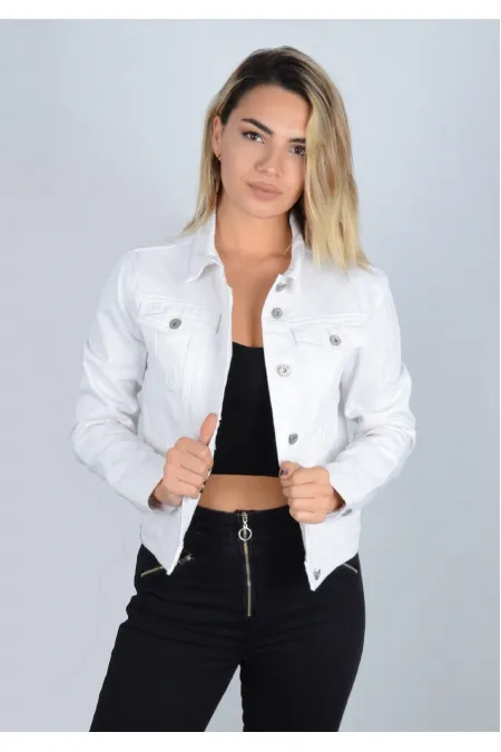 Klasik Kısa Kot Ceket 640-50-(S-XL-6) Klasik Kısa Kot Ceket 640-50-(S-XL-6)