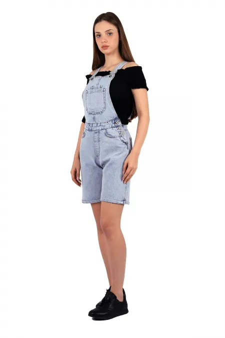 Şortlu Kot Salopet  386-08-(S-XL-6)
