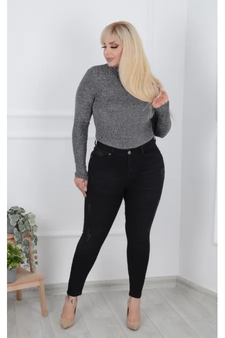 Yıpratmalı Kot Pantolon  519-03-(44-50)