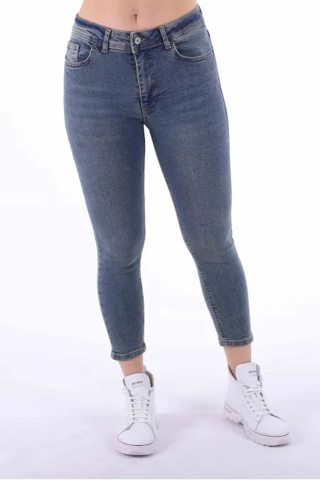 Kısa Boy Skinny Kot Pantolon 810-02-(28-33)
