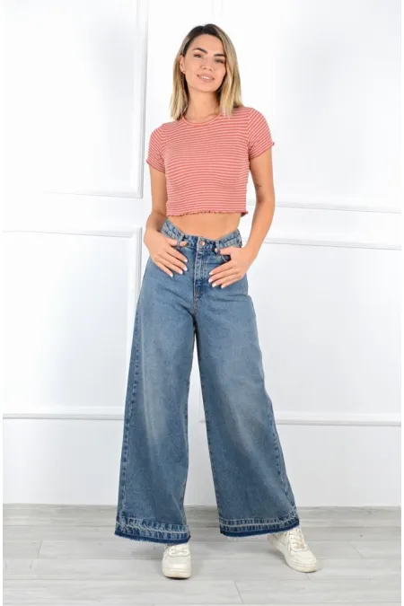 Sökük Paçalı Relax Kot Pantolon 787-62-(S-XL-6) Sökük Paçalı Relax Kot Pantolon 787-62-(S-XL-6)