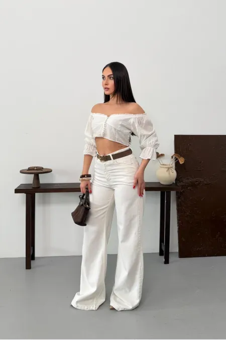 Bol Paça Relax Kot Pantolon  7118-51-(27-32)