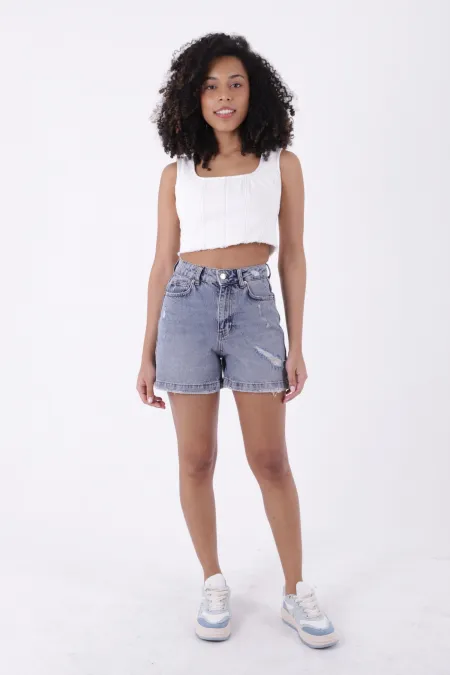 Kot Şort 266-18-(S-XL-6) Kot Şort 266-18-(S-XL-6)