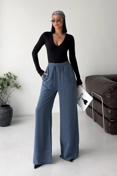 Elastic Waist Linen Pants HS700-98-(S-XL) Elastic Waist Linen Pants HS700-98-(S-XL)