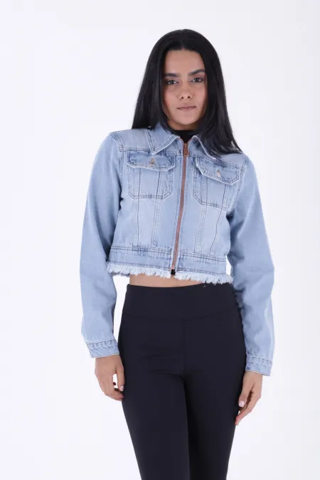 Fermuarlı Kot Ceket 6017-42-(S-XL-6)
