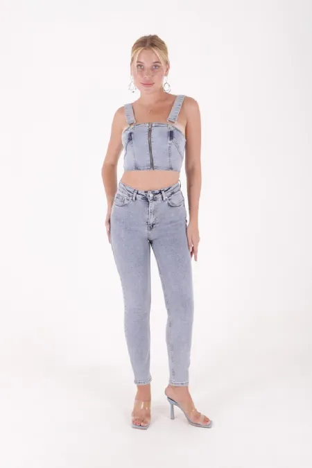 Comfort Slim Kot Pantolon 896-08-(26-31)