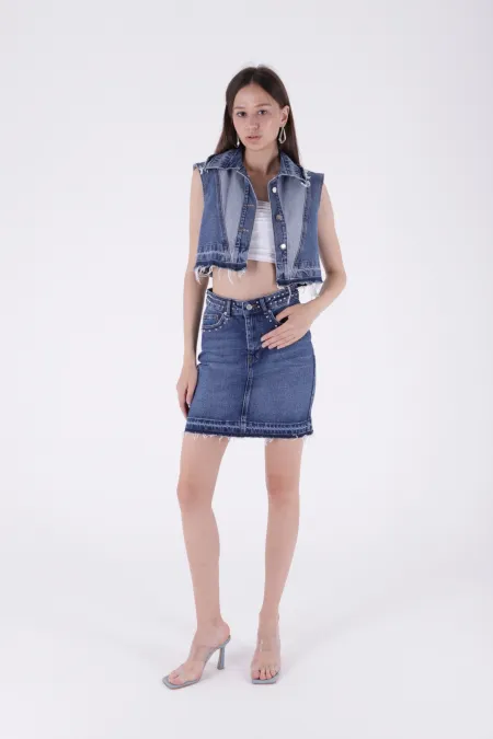 Kısa Boy Kot Etek  1044-01-(S-XL-6)