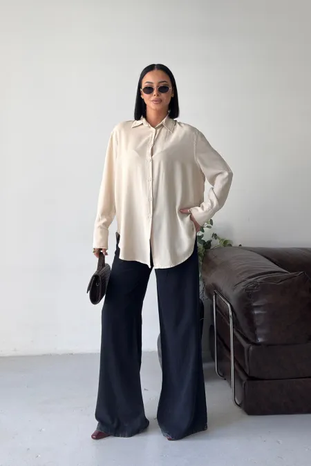 Düğmeli Gömlek HS623-65-(S-XL)