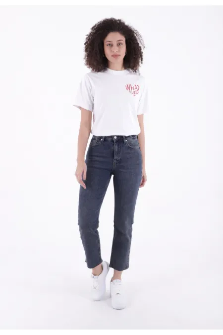 Dikişsiz Paça Mom Fit Kot Pantolon 764-28-(26-33) Dikişsiz Paça Mom Fit Kot Pantolon 764-28-(26-33)