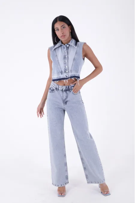 Bol Paça Relax Kot Pantolon  718-08-(S-L-6)
