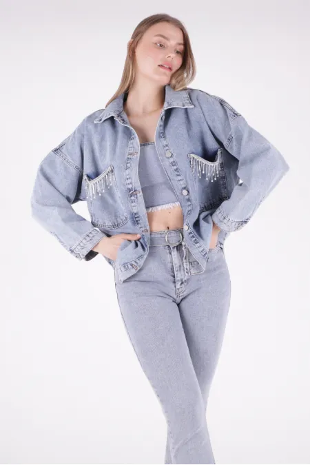 Oversize Kot Gömlek 664-08-(S+XL+4) Oversize Kot Gömlek 664-08-(S+XL+4)