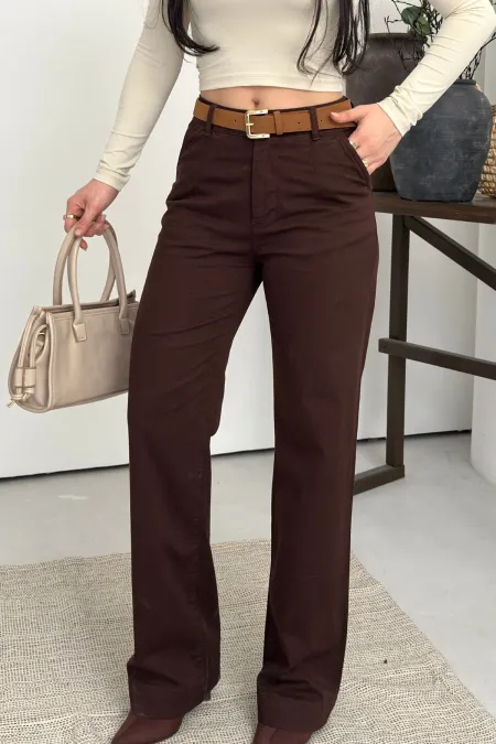 Jean with Dart Detail  7069-78-(27-32) Brown