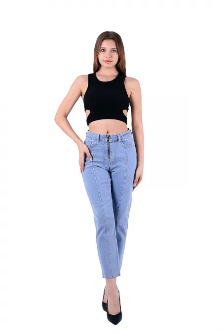 Ütü Hattı Dikişli Kot Pantolon 922-42-(27-32) Ütü Hattı Dikişli Kot Pantolon 922-42-(27-32)