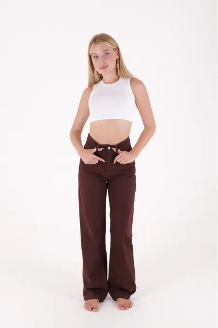 Bol Paça Relax Kot Pantolon 718-78-(28-33) Bol Paça Relax Kot Pantolon 718-78-(28-33)