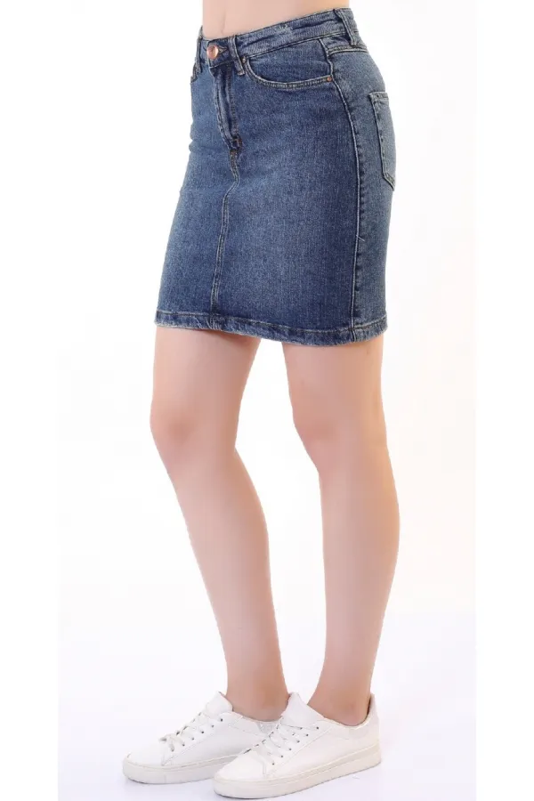 Kısa Kot Etek 107-02-(S-L-5) Kısa Kot Etek 107-02-(S-L-5)