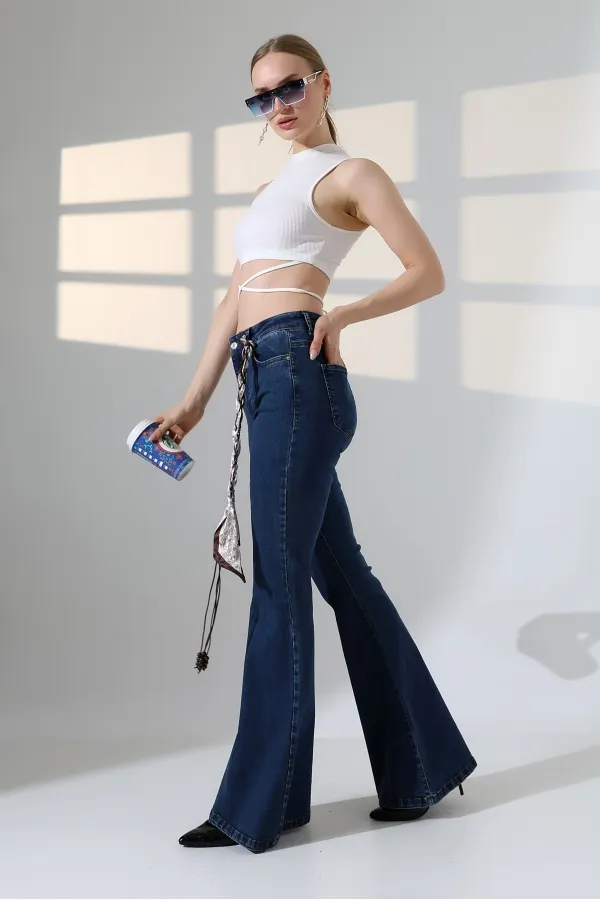 Wide Spanish Jeans 7067-26-(27-32) Wide Spanish Jeans 7067-26-(27-32)